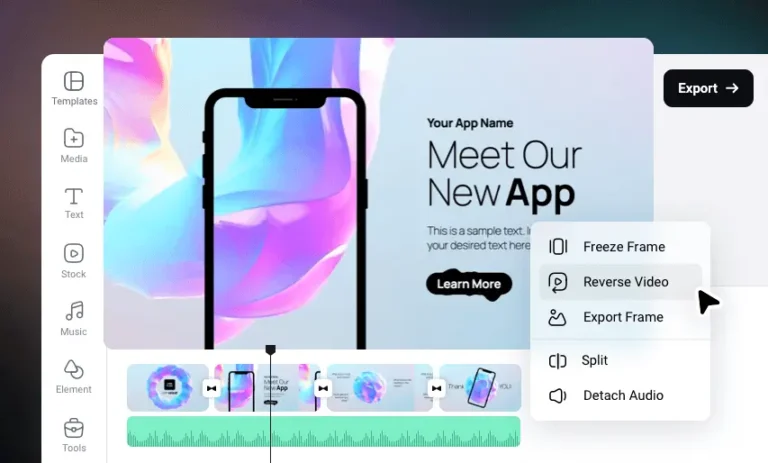 FlexClip-在线视频编辑和创作,简单三个步骤完成一部影片制作。