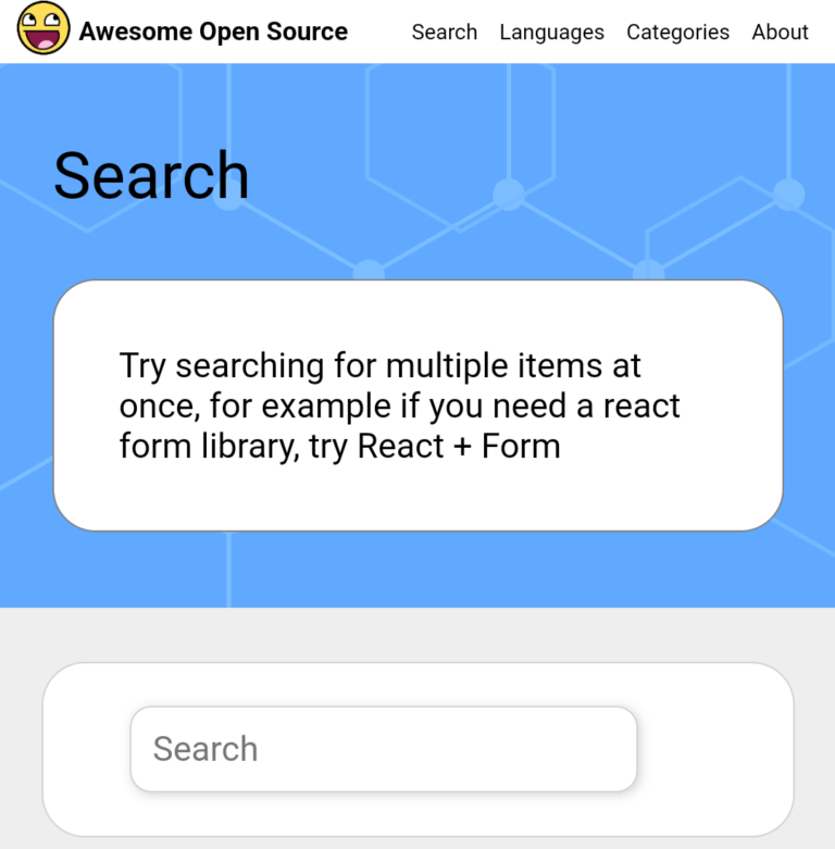 来自美国加利福尼亚州的开源项目搜索引擎-Awesome Open Source,查找和比较你需要的开源项目。
