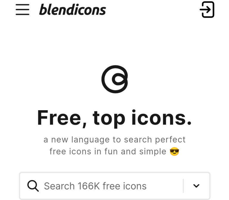BlendIcons,世界顶级免费矢量图标库,136万+免费SVG图标,并不断增加中……