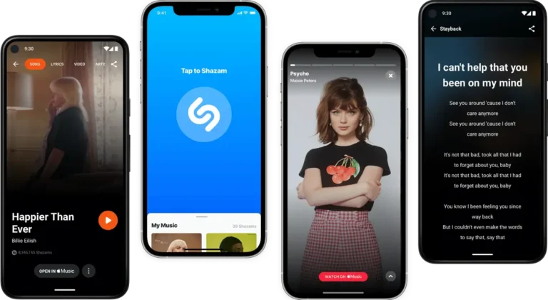 Shazam:识别、聆听和发现歌曲,在线音乐识别软件。