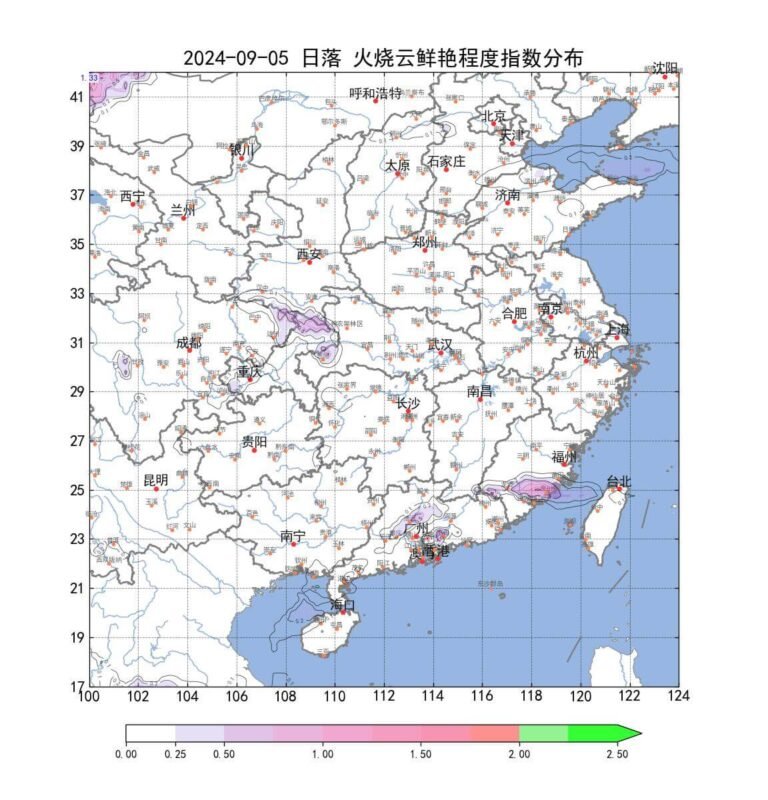 壮丽的火烧云：Sunsetbot为火烧云爱好者必备的最佳网站。